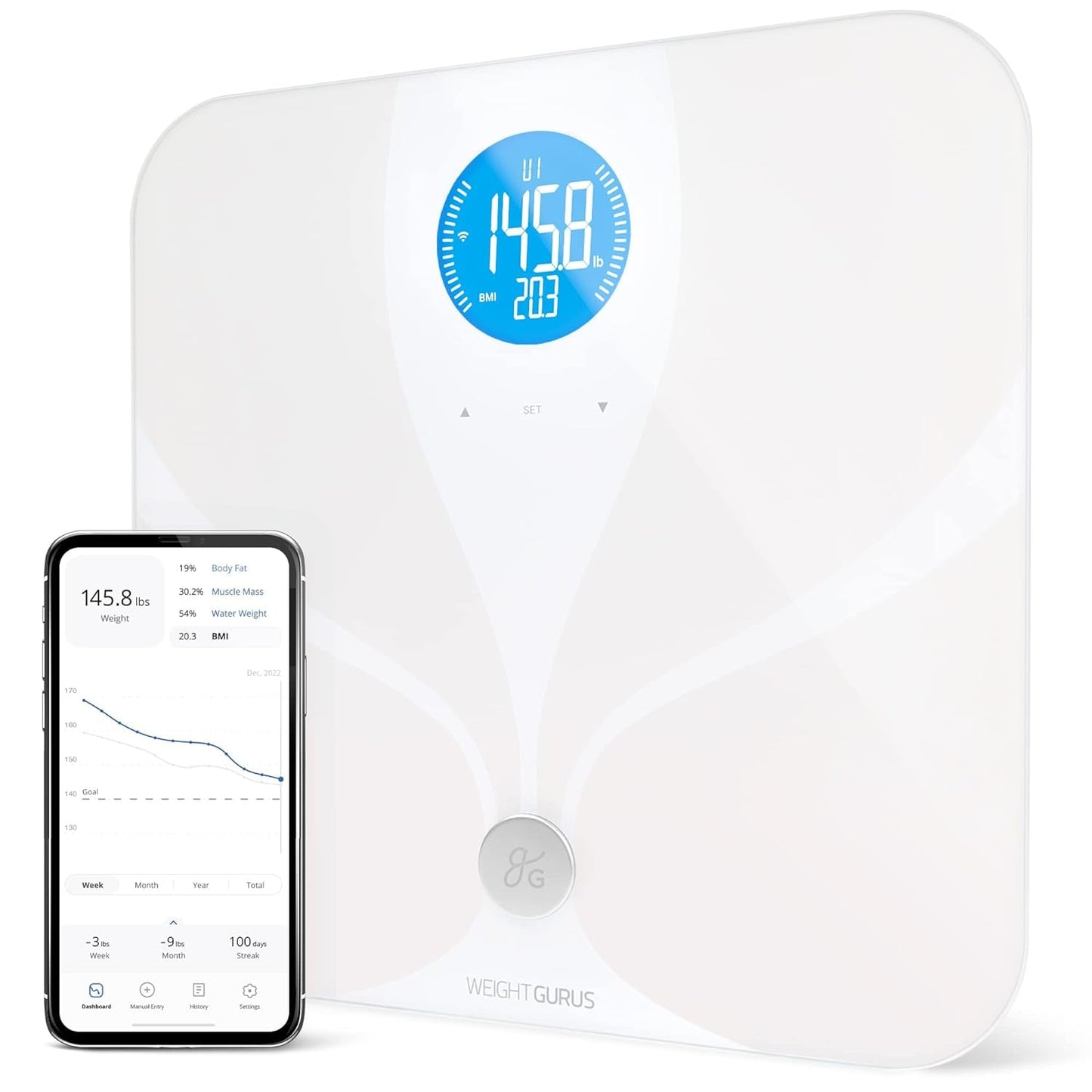 Wifi Bathroom Scale - Premium Smart Scale